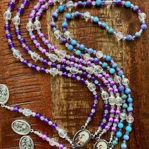 St. Joseph Chaplet (Rosary, Choice of 4 Colors)