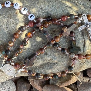 Add a Name Personalized Rosary (7 bead choices)
