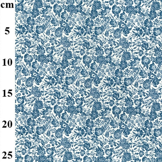 Tissu En Popeline à Motif Jade Heron Sakura - Printemps / Été