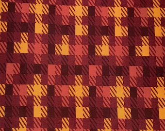 The Craft Cotton Co- Multi Plaid Cotton Print Fabric by Metre/Half Metre/Fat Quarter 100% Cotton Sewing Patchwork Quilting Cotton Fabric