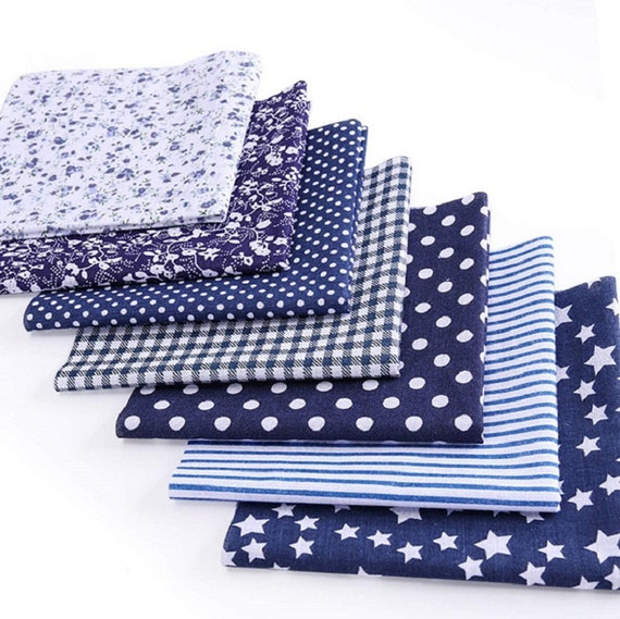 50 pezzi di cotone, 20 x 20 cm, residui di tessuto per il fai da te, per