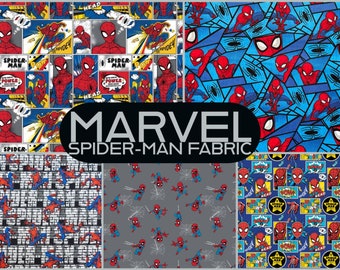 Comic Fabric: Marvel Guardians of the Galaxy Characters Gangs All Here 100/% cotton Fabric by the PANEL 35x44 SC250 Marvel Fabric