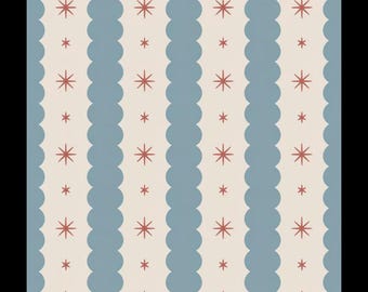Mindy Winter Serenade Digital Cotton Fabric 150cm Wide 100% Cotton Fabric Ideal for Crafts, Sewing, DIY Projects