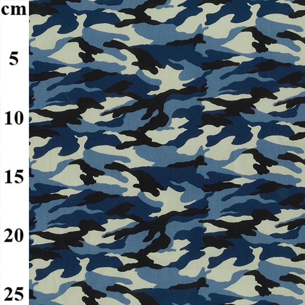 Rose & Hubble Camouflage-Stoff – 100 % Baumwolle, 112 Cm Breit, Ideal Zum Nähen & Basteln