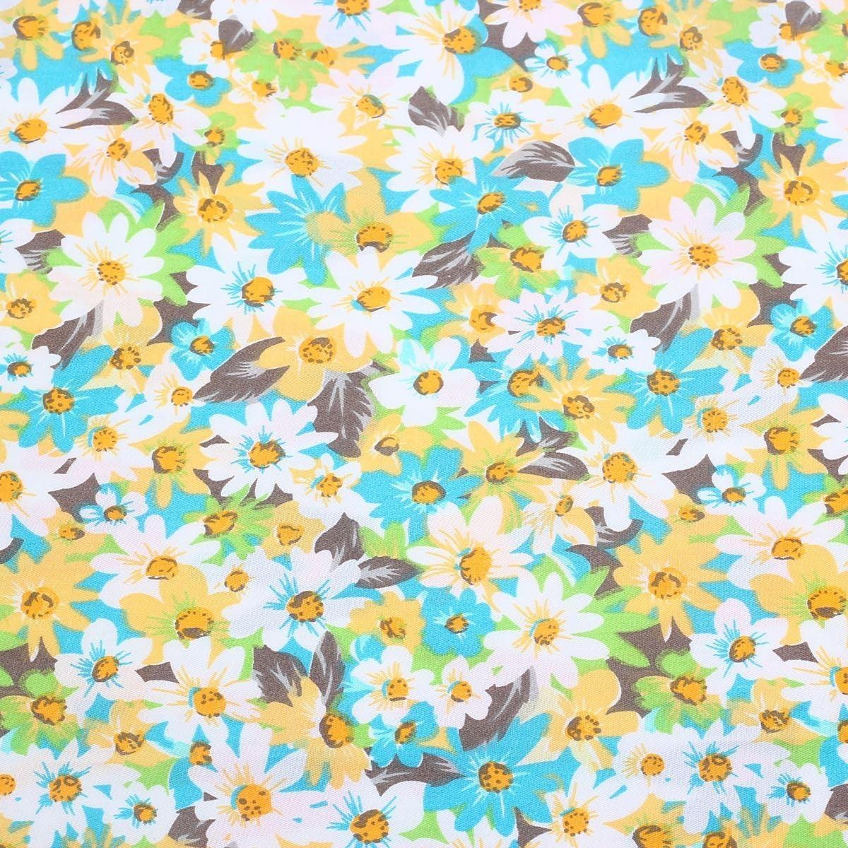 Scampoli Tessuto Cotone 100% - 8 Pezzi 40x50cm Stampa Floreale Rosa Per Patchwork E Cucito - Foto 12