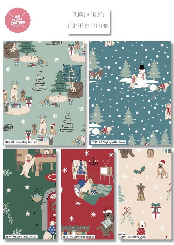 Tessuto Per Bambini "Freddie & Friends Together At Christmas" Al - Foto 4