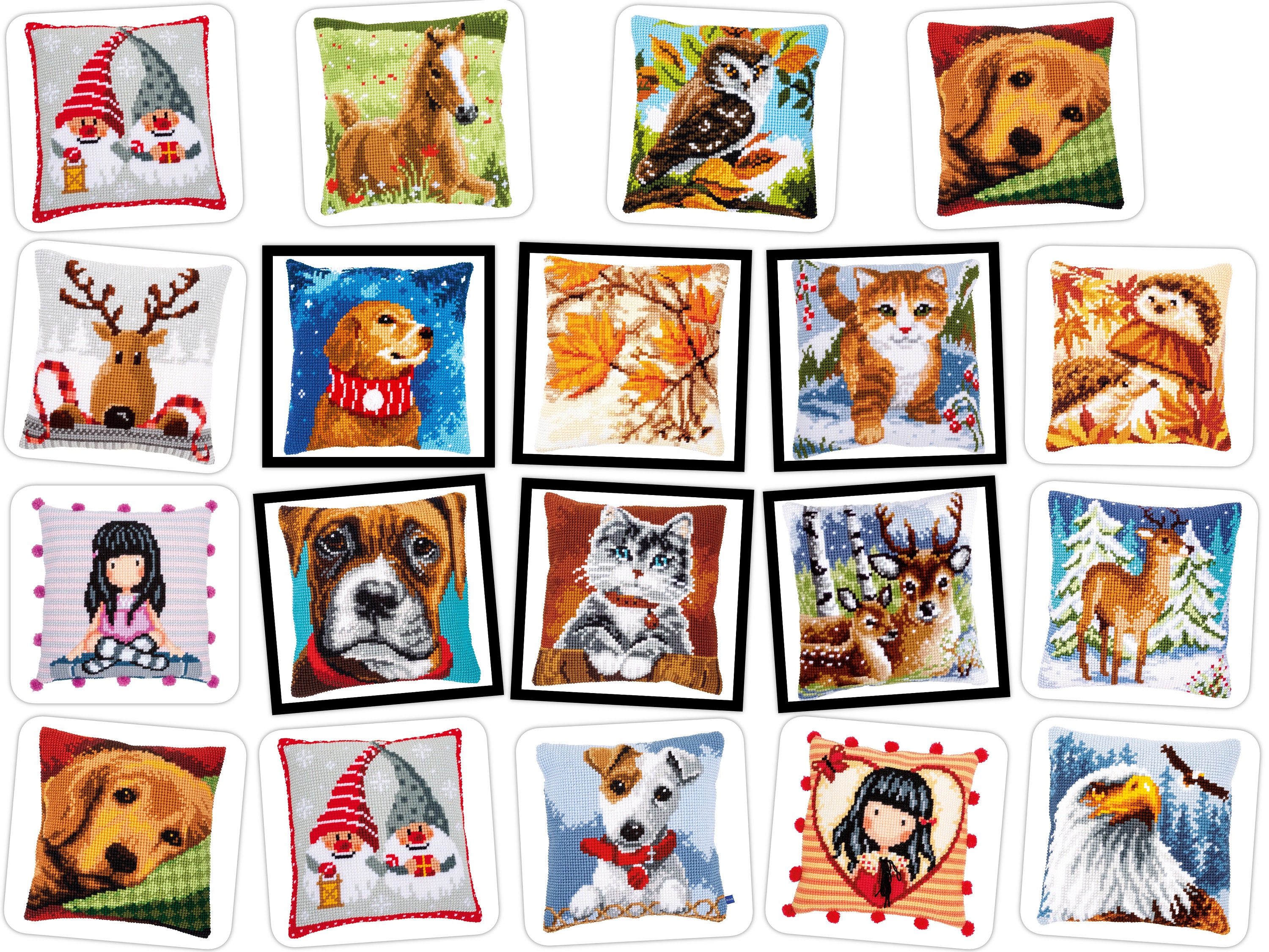 40 DIY Yarn Crafts For Kids 27 Embroidery Crafts DIY Making Latch Hook Cushion Kit 100% Acrylic,…