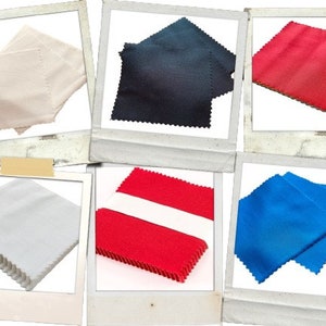 CraftsFabrics 100% Cotton 42pcs Plain 5&quot;x 5&quot; Charm Packs DIY Cotton Fabric for Sewing, Crafting, Patchwork