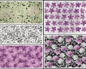 Fabric Editions Vintage Floral 100% Cotton Prints - Perfect for Crafting and Sewing