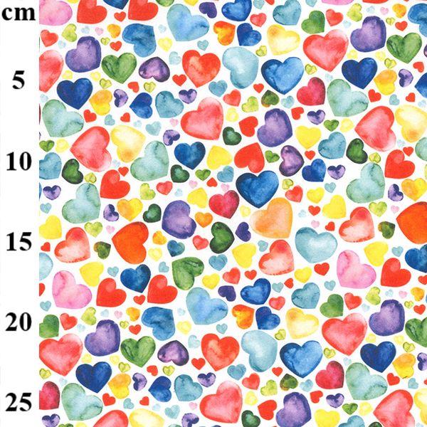 40 Simple Sewing Crafts for Kids 37 Rose & Hubble Multi Heart 100% Cotton Fabric 150cm Wide Digtal…