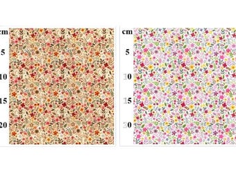 Rose & Hubble Spring Ditsy Floral Fabric 100% Cotton Poplin Craft Fabric Material 110cm wide Sewing, Dressmaking, Quilting Cotton CP0872