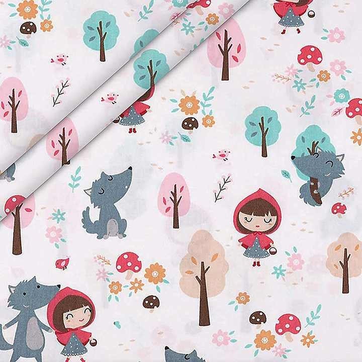 6 Paquetes De Tela Con Estampado De Dibujos Animados De 18 X 22 Pulgadas Para Edredones De Retazos, Cuadrados Precortados Para Patrones De Costura Y Manualidades