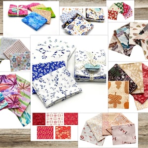 CraftsFabrics Floral Themed Pattern Fabric Bundle- Fat Quarters Bundle of 5 Fabrics .100% Cotton.Craft Quilting & Fabric