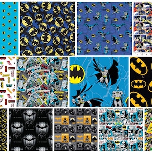 Batman Fabric - DC Comics Fabric 110cm Wide 100% Cotton Choice of
