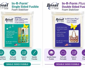 Craft Cotton Co. In-R-Form Single and Double Sided Fusible Foam Stabiliser 100% Polyester Ideal for Craft Projects