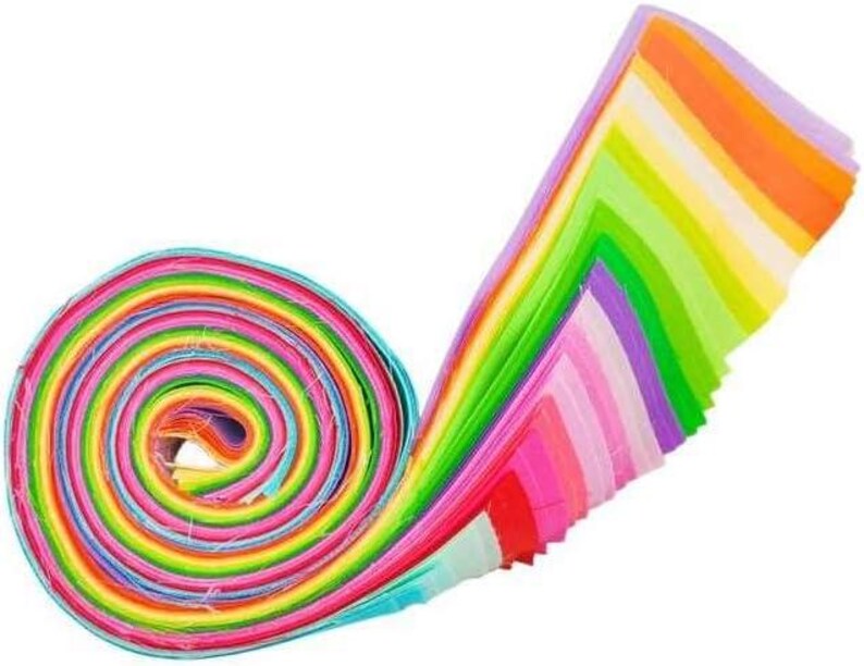 May include: A roll of colorful tissue paper in a rainbow of colors, including pink, purple, blue, green, yellow, orange, and red. The tissue paper is rolled up tightly and is ready to be used for crafts, gift wrapping, or decorations.