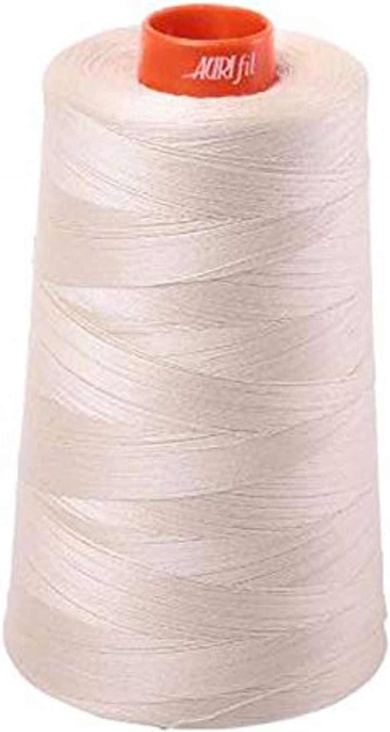 Sandstone Thread Aurifil Mako 50 Wt 100% Cotton Thread, 6,452 Yard Cone Sandstone ...