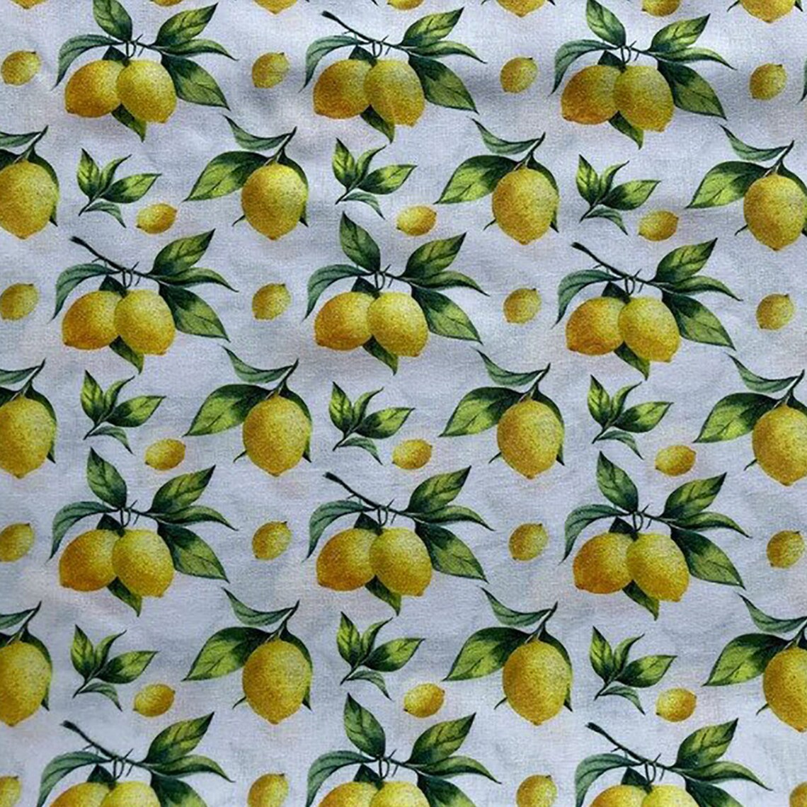 Little Johnny Lemon Cotton Fabric Craft Fabric Material Etsy
