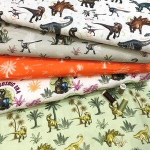 Age of the Dinosaurs Natural History Museum Digital Cotton Fabric by ...