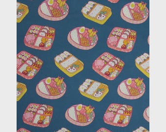 Little Johnny Bento Bliss Digital Cotton Fabric 150cm Wide 100% Cotton Fabric Ideal for Crafts, Sewing, DIY Projects