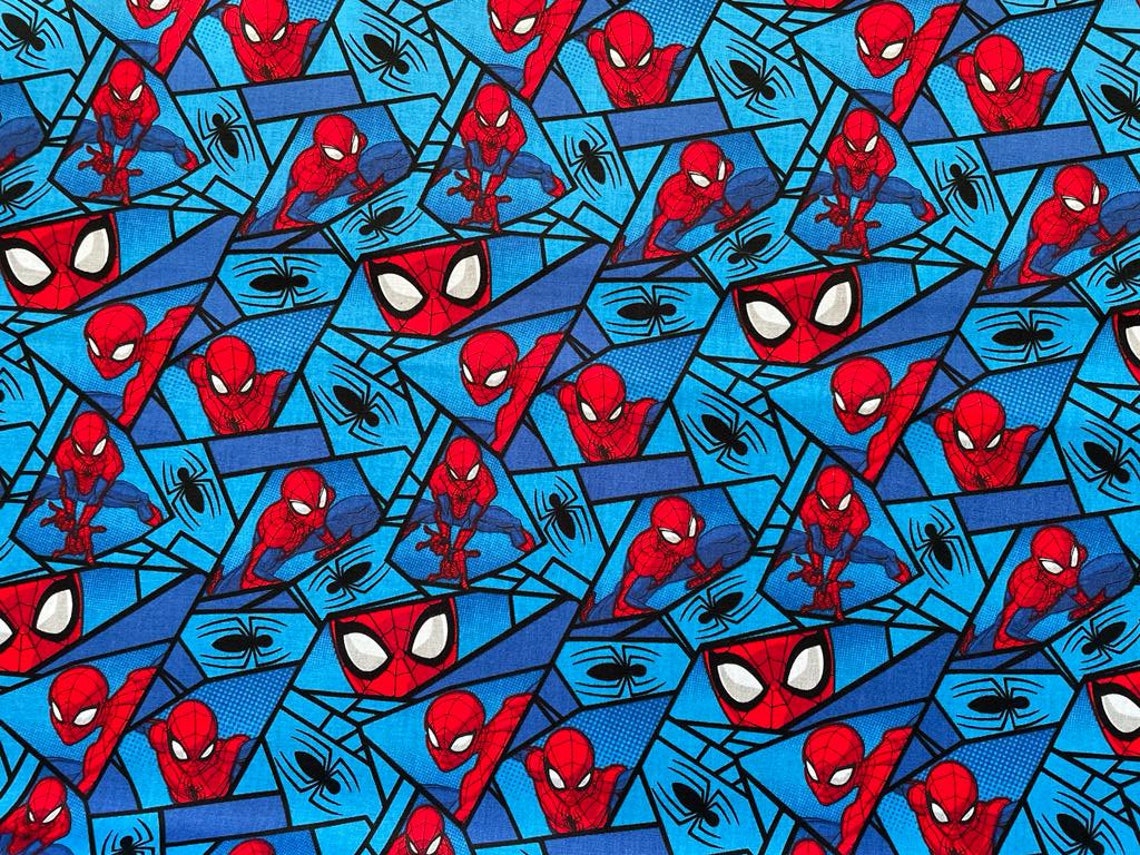 Spiderman Marvel Cotton Fabric Collection Marvel Fabric (100% Cotton Licensed Fabric