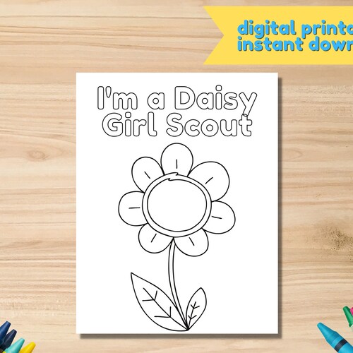 Daisy Monthly Activity Calendar Girl Scouts Editable Printable - Etsy