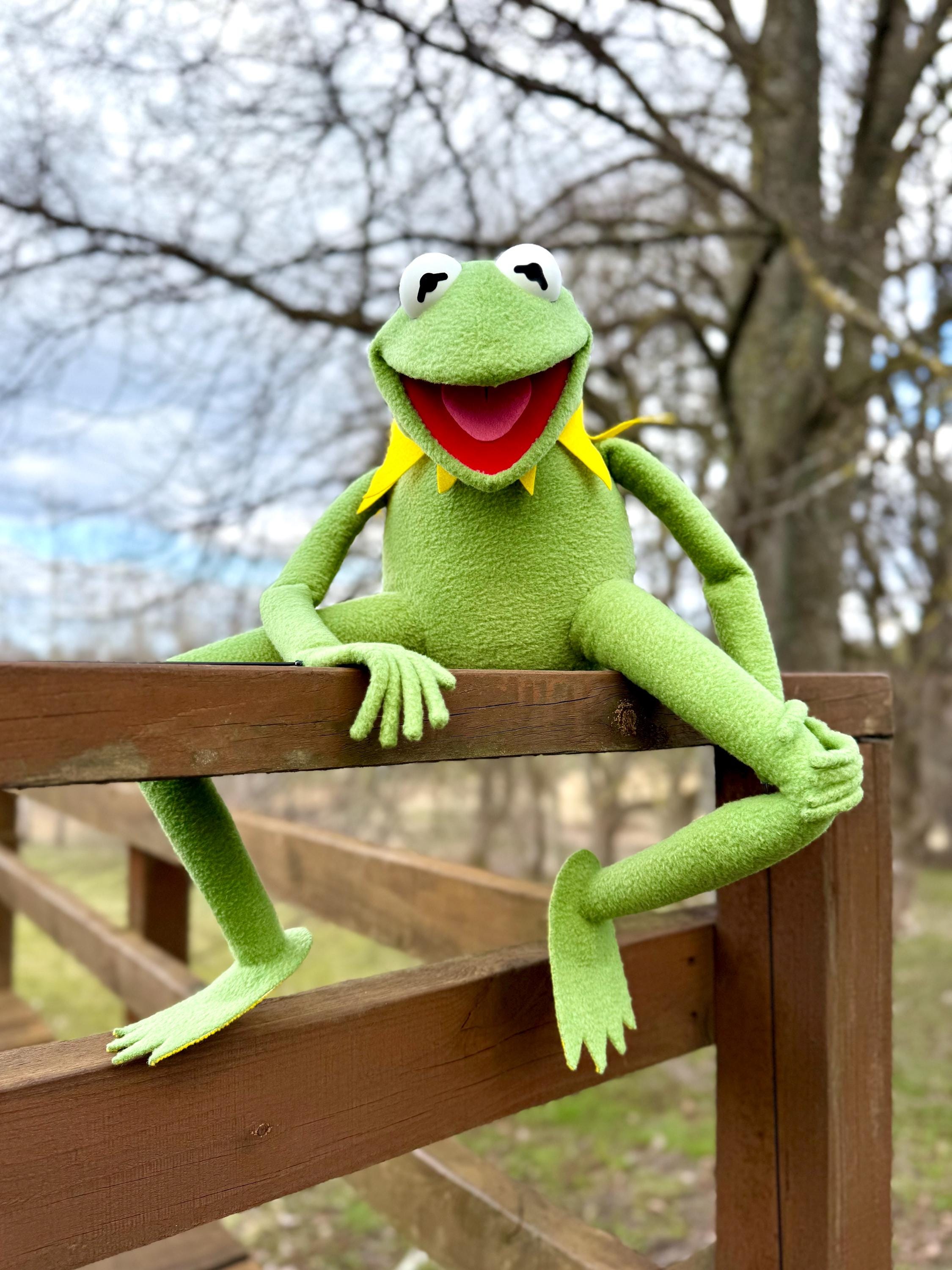 Kermit the Frog Brother Puppet, Muppet, Replica, 1:1 - Etsy