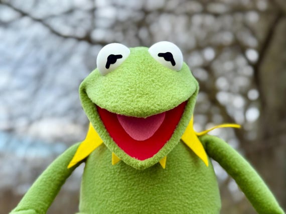 Kermit the Frog Brother Puppet, Muppet, Replica, 1:1 - Etsy