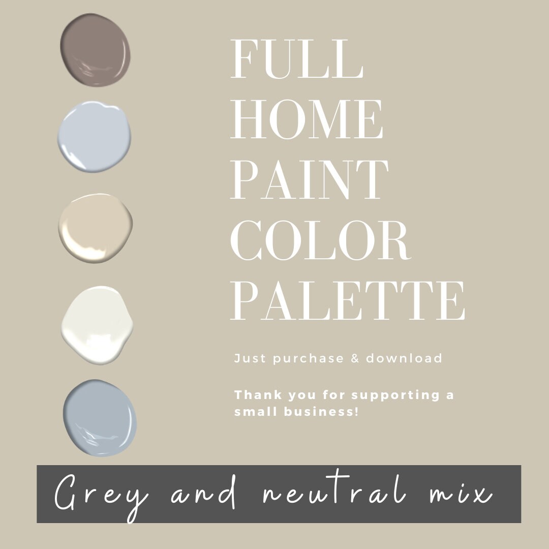 Paint Color Palette Etsy