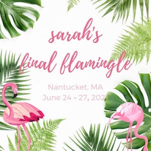 Tropical Bachelorette Itinerary Template