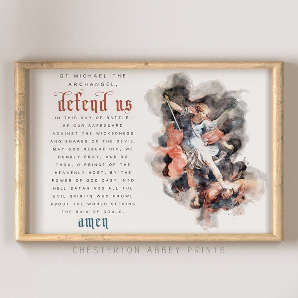 St. Michael the Archangel Prayer || Print