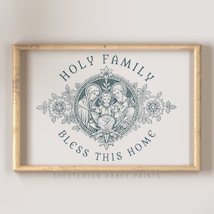 Holy Family, Bless This Home || Print
