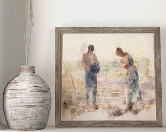 The Angelus || Watercolour Print