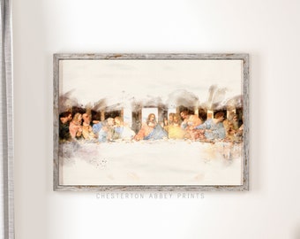 Last Supper Wall Art Etsy