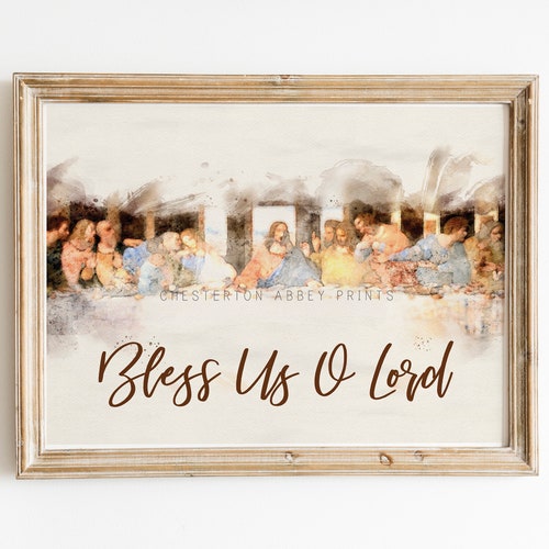 Last Supper Watercolor Print - Etsy