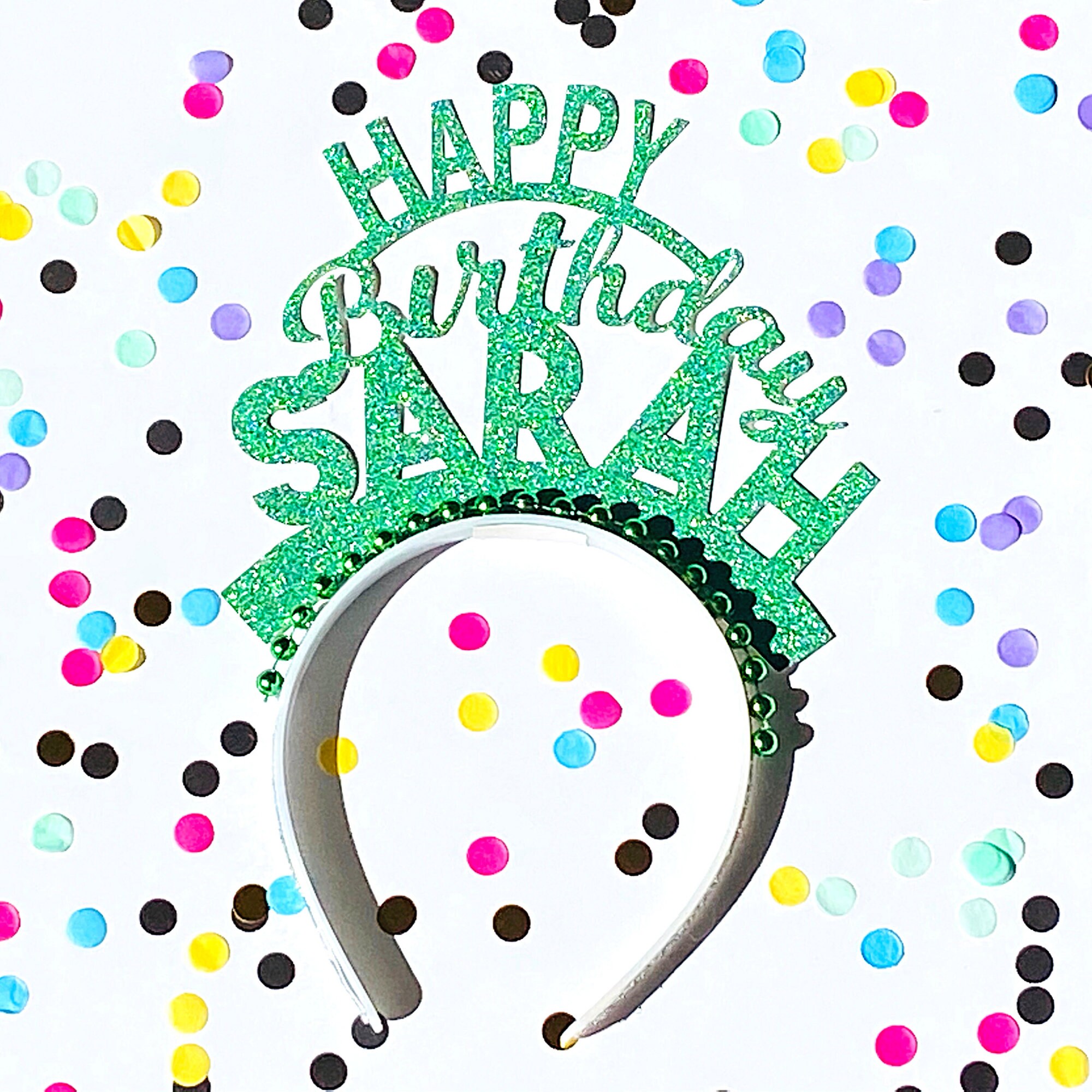 Birthday Custom Name Headband Party Crown Adult Birthday Headband Etsy Australia