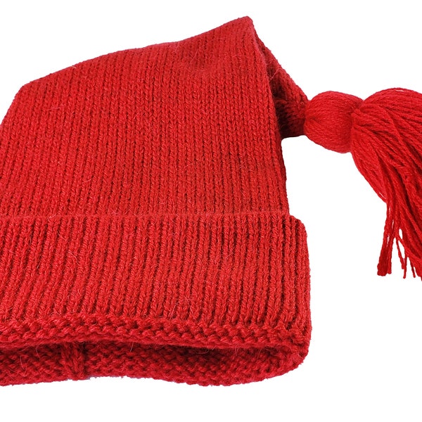 Voyageur Toque Red Kids Alpaca Tuque Rouge Enfants Alpaga