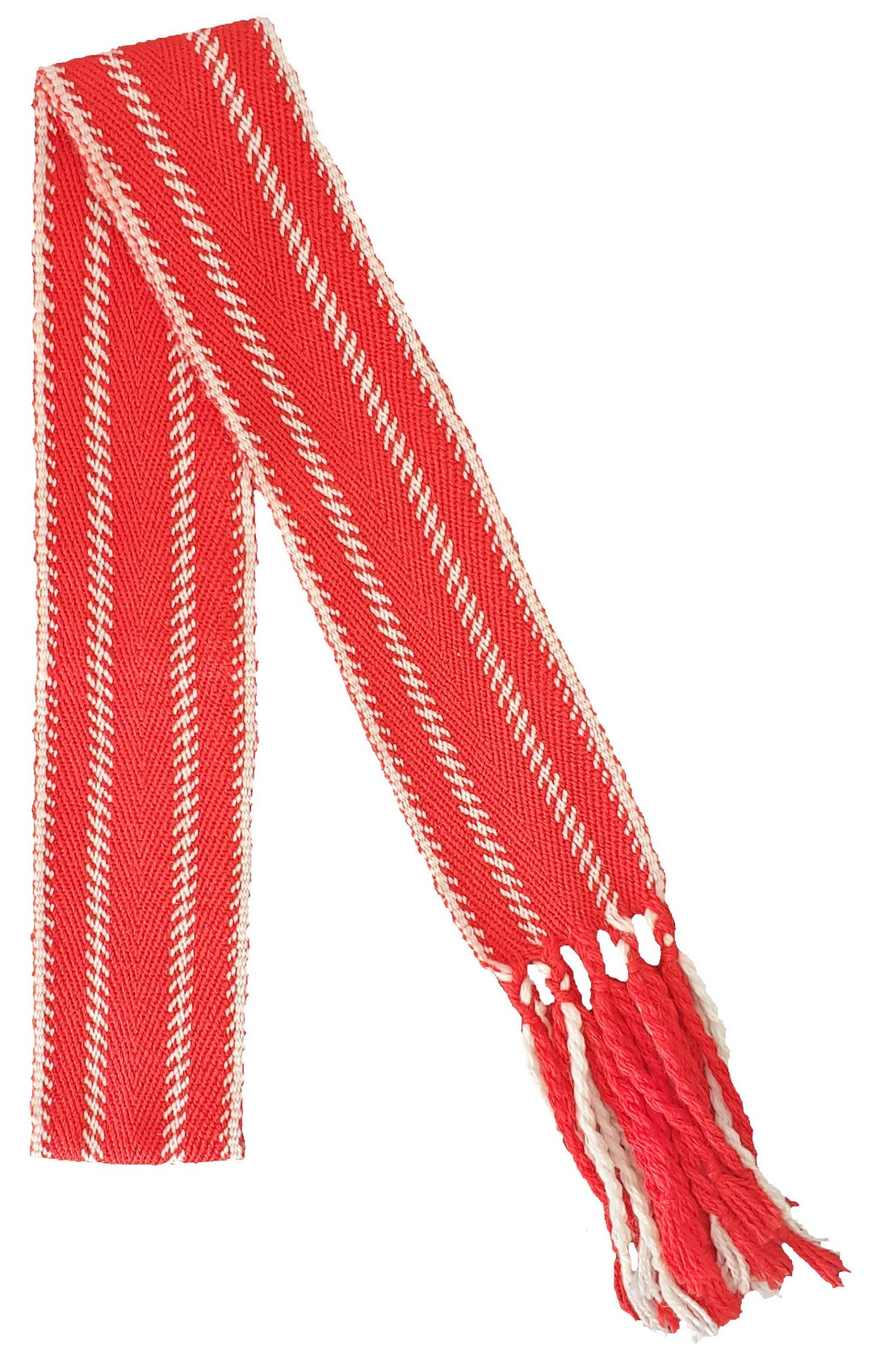 Métis Sash Red Métis Flag Kids Alpaca Ceinture Fléchée Drapeau Métis