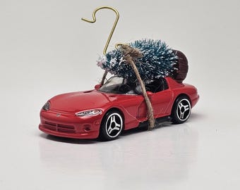 Rare Dodge Viper RT/10 carrying Christmas tree ornament birthday gift husband boyfriend stocking stuffer men cute decoration cyber monday