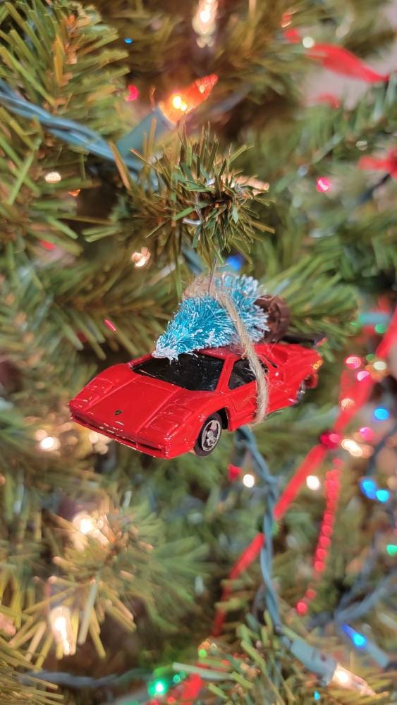 Rare Countach Carrying Christmas Tree Ornament Etsy