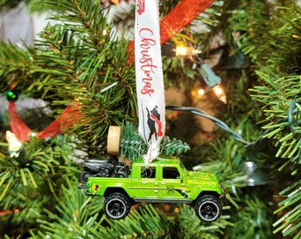 Jeep Gladiator "Doors On" Christmas Tree Ornament Birthday gift fathers day boyfriend husband off road