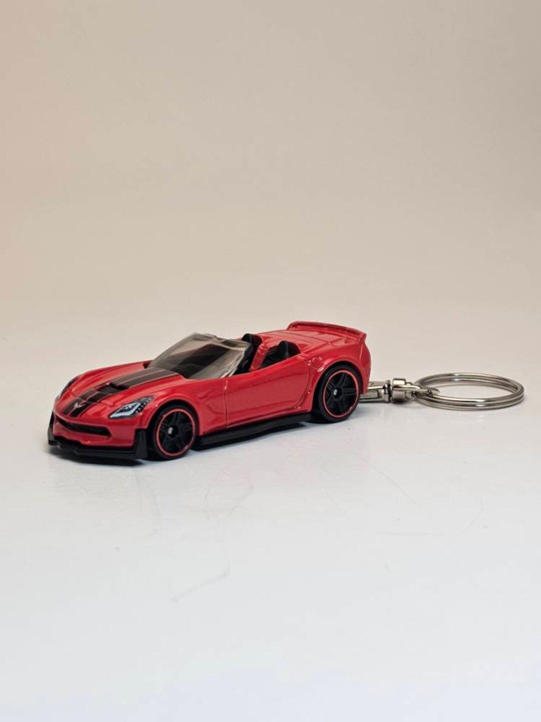 Corvette C7 Z06 Convertible Keychain for Father Husband Etsy