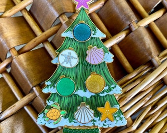 Beach Tree Magnet Ornaments