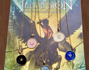 Percy Jackson Book Series Inspired Necklaces