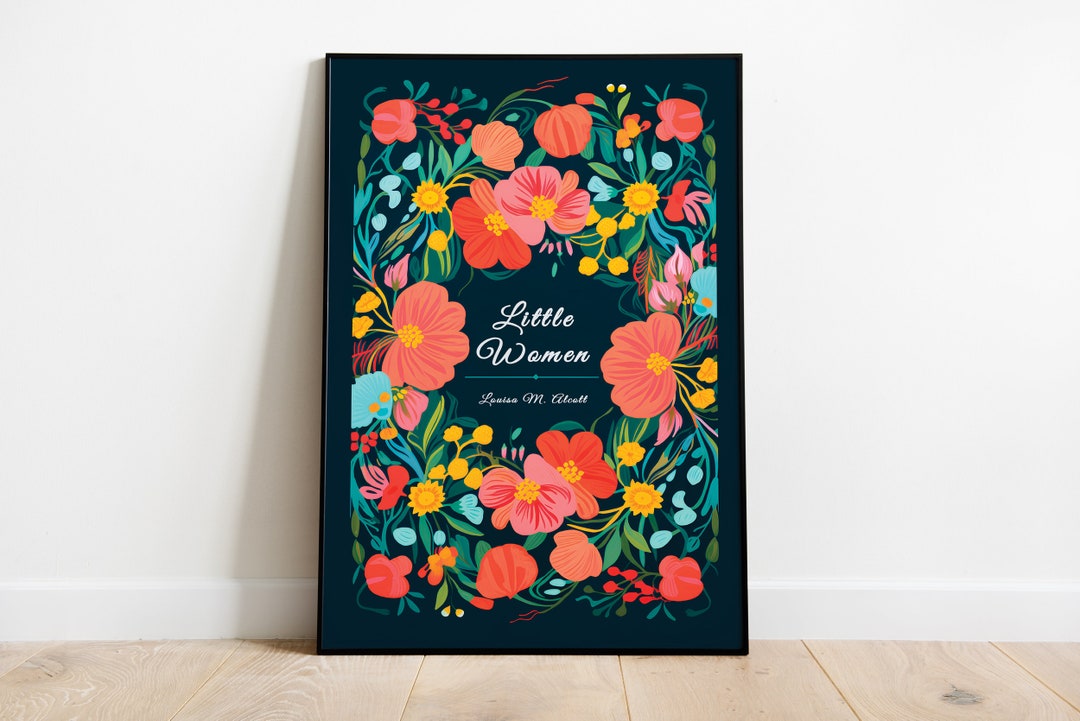 Little Women Poster, Little Women Print, Book Lover Gift, Little Women ...