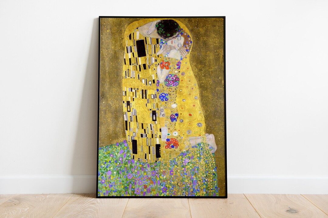 The Kiss Poster by Gustav Klimt Print, Gustav Klimt Painting, Fine Art ...