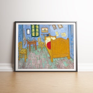 Van Gogh The Bedroom Print, Van Gogh Poster, Van Gogh Art, Impressionism Art, Van Gogh Print