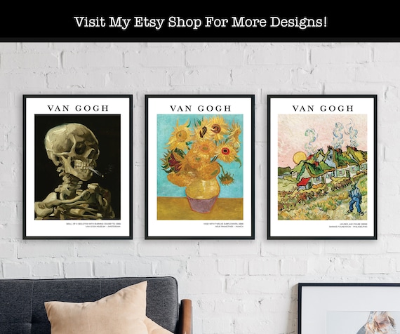 Van Gogh 'Mandelblüte' Leinwandbild – 80x60 Cm, Gerahmter Kunstdruck Für Wohnzimmer