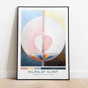 Hilma af Klint Poster, The Dove, Hilma af Klint Exhibition Print, Spiritual Wall Art, Abstract Art, Abstract Prints, Modern Wall Art