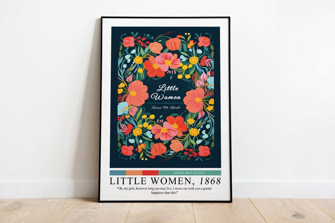Little Women Print, Little Women Book Poster, Book Lover Gift, Little ...